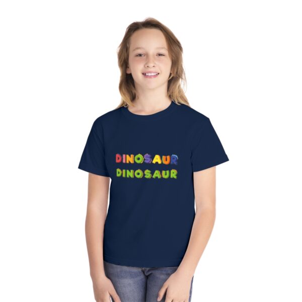 Kid' s Dinosaur Printed Tshirt - True Navy