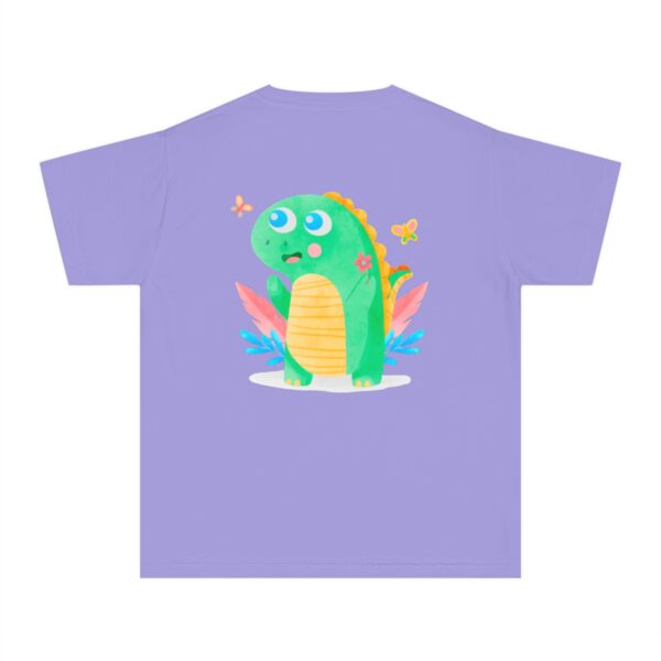 Kid' s Dinosaur Printed Tshirt - Violet - Image 3
