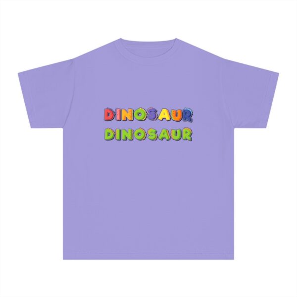 Kid' s Dinosaur Printed Tshirt - Violet - Image 2