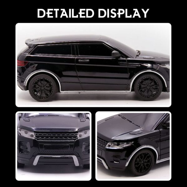 Mini High-Speed RC Car: 1:24 Scale, Rechargeable with Lithium Battery (Black) - Image 3