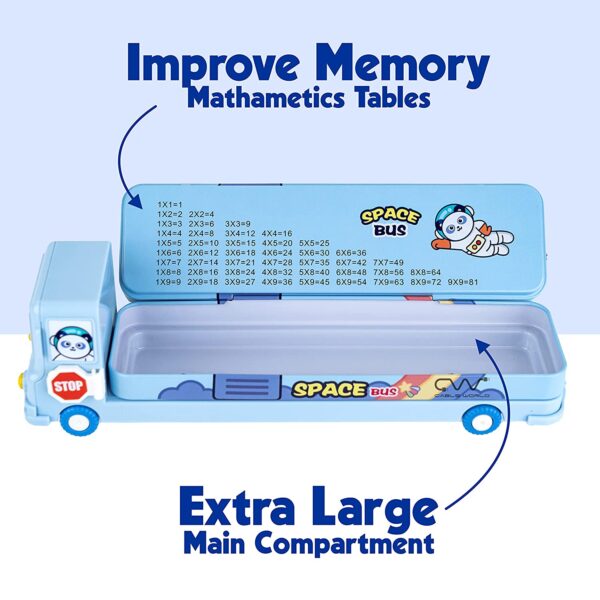 Space School Bus Pencil Box - Image 4