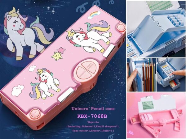 Unicorn Multifunctional Pencil Box - Image 6