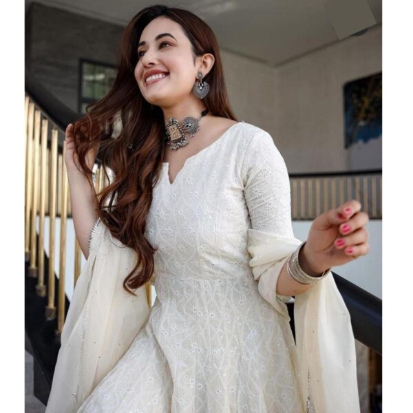 Superb Quality Cotton Kurti with Heavy Chicken Sequence Work - Image 2