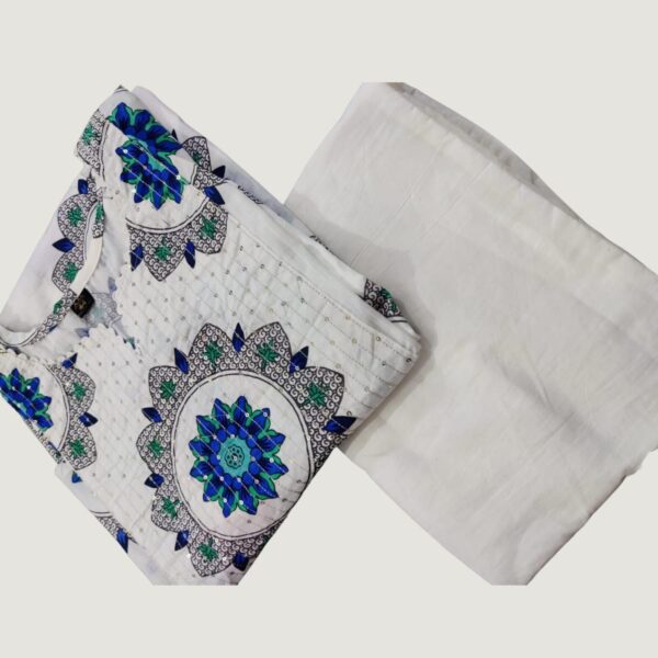 New Anarkali Kurta Set with Sequence Work Embroidery - Image 3
