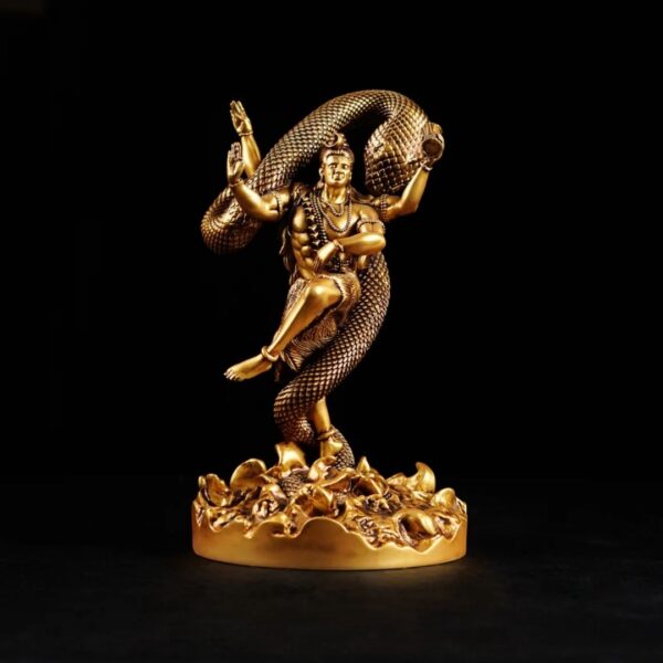 Mystical Shiva Idol – Handcrafted Mahadev Murti for Home Decor, Temple, Shivratri, Housewarming & Gifting | Resin Statue - Image 3