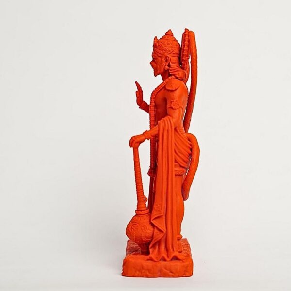 Sarangpur Hanuman Ji Idol – 3D Printed UV Resin Murti for Car Dashboard, Temple & Home Décor – 12 cm - Image 10