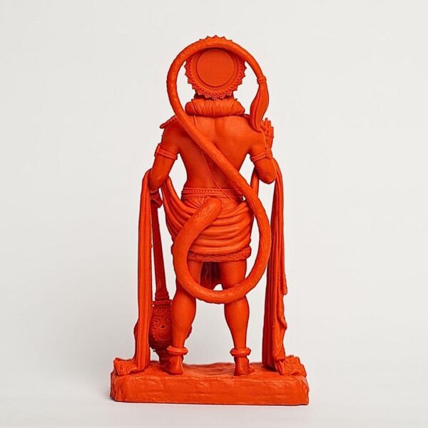 Sarangpur Hanuman Ji Idol – 3D Printed UV Resin Murti for Car Dashboard, Temple & Home Décor – 12 cm - Image 9