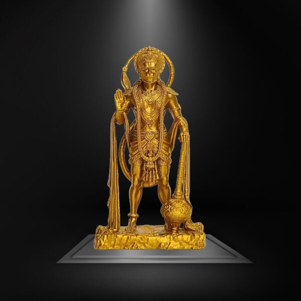 Sarangpur Hanuman Ji Idol – 3D Printed UV Resin Murti for Car Dashboard, Temple & Home Décor – 12 cm - Image 7