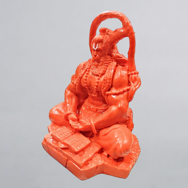 Hanuman Ji Murti in Dhyan Mudra – Meditation Bajrangbali Idol for Home, Car Dashboard & Office Decor – 11 cm - Image 9