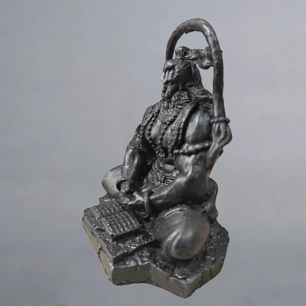 Hanuman Ji Murti in Dhyan Mudra – Meditation Bajrangbali Idol for Home, Car Dashboard & Office Decor – 11 cm - Image 4