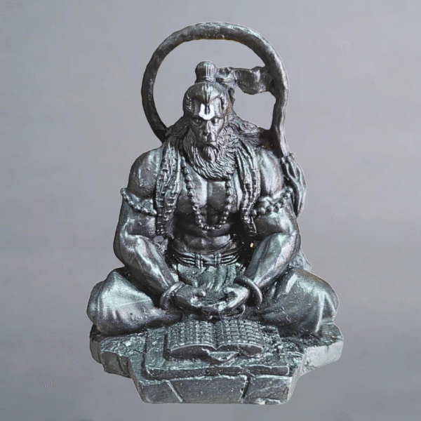 Hanuman Ji Murti in Dhyan Mudra – Meditation Bajrangbali Idol for Home, Car Dashboard & Office Decor – 11 cm - Image 2