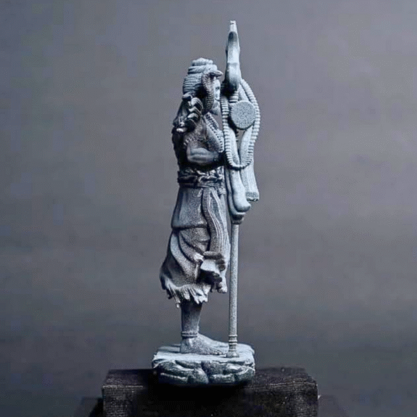Standing Shiva Ji Murti – Trishul Shiva Idol for Car Dashboard, Home & Office Decor – 11.5 cm - Image 12