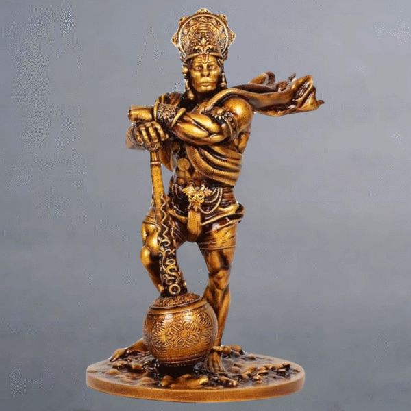Bahubali Hanuman Ji Murti – Panchmukhi Hanuman Idol for Car Dashboard & Home Temple – Divine Decor Statue - Image 6