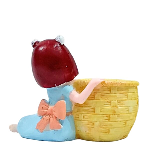 Cute Girl Sitting with Bucket - Image 5